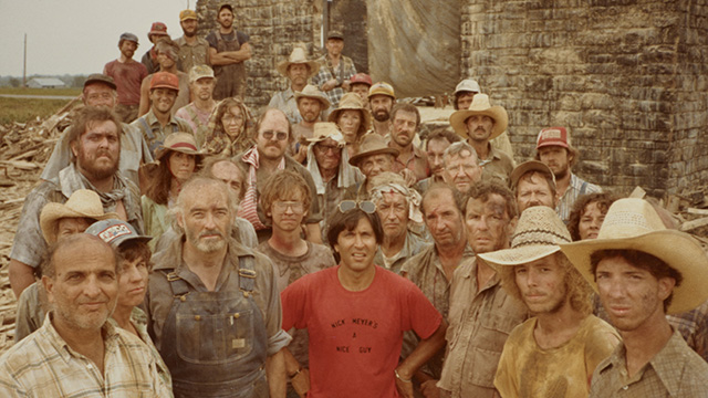 Director Nicholas Meyer on the set of 1983’s The Day After